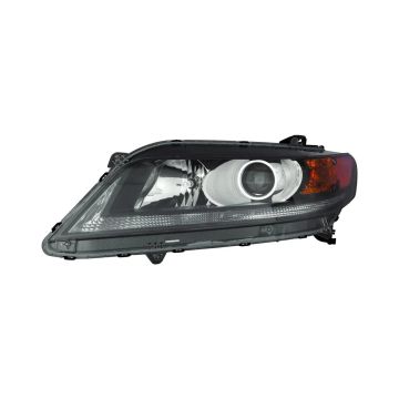 Headlight Assembly Composite Left Halogen CAPA for Honda Accord Coupe 2013-2015