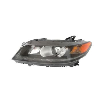 Headlight Assembly Composite Left Halogen w/o LED CAPA for Honda Accord Coupe 2013-2015