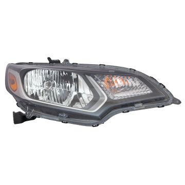 Headlight Assembly Composite Left CAPA for Honda Fit 2015-2017
