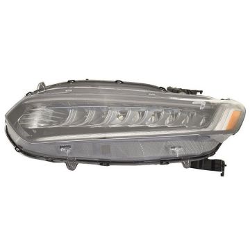 Headlight Assembly Composite Left LED High Beam CAPA for Honda Accord Hybrid EX-L Hybrid Touring Hybrid EX Hybrid 2018-2020