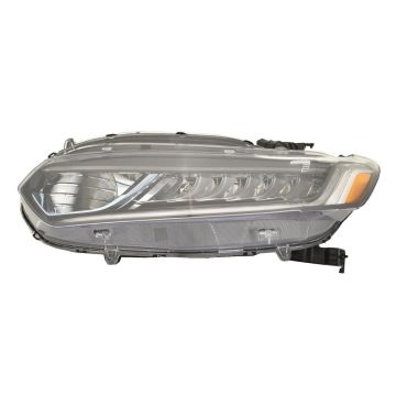 Headlight Assembly Composite Left Halogen LED Low Beam CAPA for Honda Accord Hybrid EX-L Hybrid Touring Hybrid EX Hybrid 2018-2020