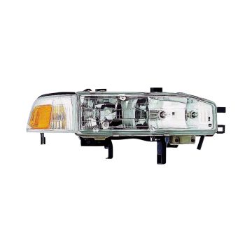 Headlight Assembly Composite Right Includes Park/Marker Lamp for Honda Accord 1990-1991