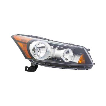 Headlight Assembly Composite Right CAPA for Honda Accord Sedan 2008-2012