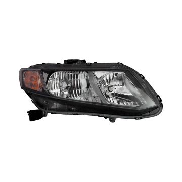Headlight Assembly Composite Right for Honda Civic Hybrid-L Hybrid 2013-2015