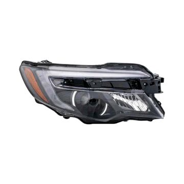 Headlight Assembly Composite Right w/o LED Daytime Running Lamps Halogen CAPA for Honda Pilot Ridgeline