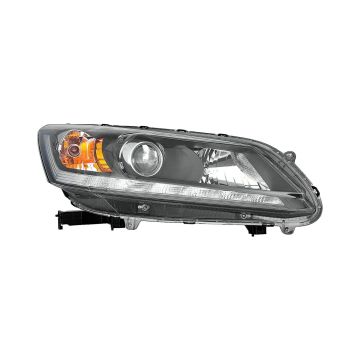 Headlight Assembly Composite Right Halogen for Honda Accord Hybrid EX-L Hybrid Touring Hybrid 2014-2015