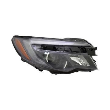 Headlight Assembly Composite Right LED w/Halogen High Beam w/Auto Dimming for Honda Passport Pilot Ridgeline