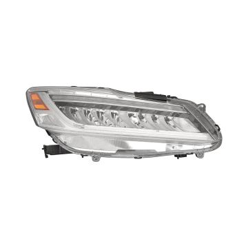 Headlight Assembly Composite Right LED for Honda Accord Sedan 2016-2017