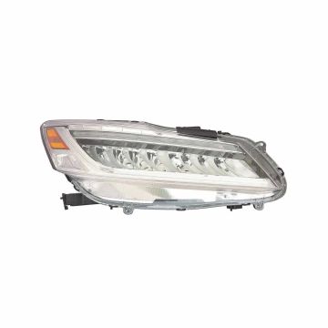 Headlight Assembly Composite Right LED CAPA for Honda Accord Sedan 2016-2017
