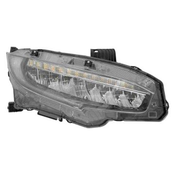 Headlight Assembly Composite Right TYPE R LED for Honda Civic 2016-2021