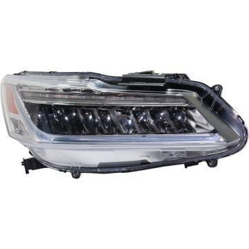 Headlight Assembly Composite Right LED CAPA for Honda Accord Sedan 2017