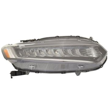 Headlight Assembly Composite Right LED High Beam CAPA for Honda Accord Hybrid EX-L Hybrid Touring Hybrid EX Hybrid 2018-2020