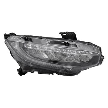 Headlight Assembly Composite Right LED for Honda Civic Touring 2019