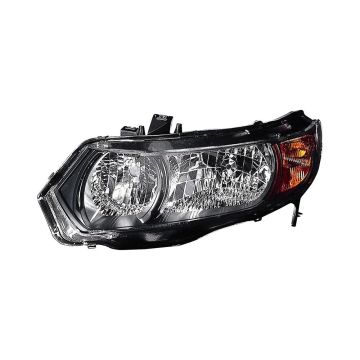 Headlight Lens Housing Left for Honda Civic Coupe 2006-2007