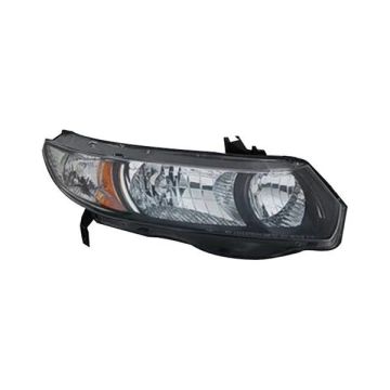 Headlight Lens Housing Right for Honda Civic Coupe 2006-2007
