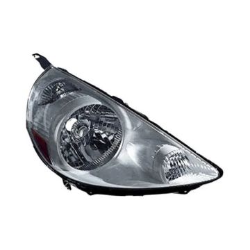 Headlight Lens Housing Right Storm Silver Code NH642M CAPA for Honda Fit 2007-2008