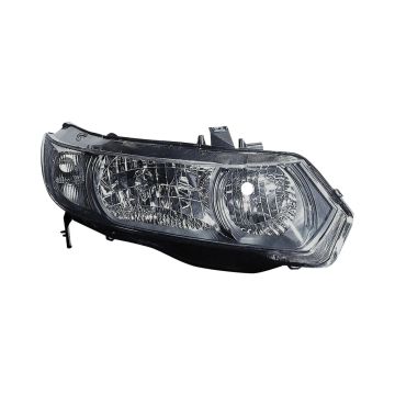 Headlight Lens Housing Right w/Clear Signal Lens for Honda Civic Coupe 2010-2011