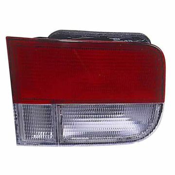 Tail Light Housing Left Deck Lid Mounted Includes Lens for Honda Civic Coupe 1999-2000