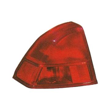Tail Light Assembly Left Quarter Panel Mounted w/o Bulbs or Sockets for Honda Civic Sedan 2001-2002
