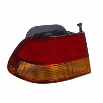 Tail Light Assembly Left Quarter Panel Mounted for Honda Civic Coupe 1996-1998