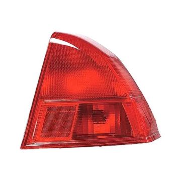 Tail Light Assembly Right Quarter Panel Mounted w/o Bulbs or Sockets for Honda Civic Sedan 2001-2002