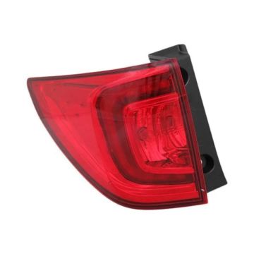 Tail Light Assembly Left Outer CAPA for Honda Pilot 2016-2018