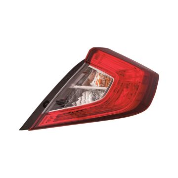 Tail Light Assembly Right Outer CAPA for Honda Civic Sedan 2016-2021