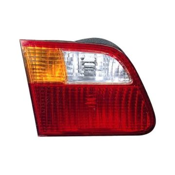 Tail Light Housing Left Deck Lid Mounted Includes Lens for Honda Civic Sedan 1999-2000