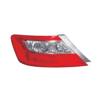 Tail Light Housing Left Includes Lens CAPA for Honda Civic Coupe 2009-2011