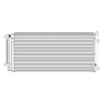 A/C Condenser for Honda Civic 2016-2021