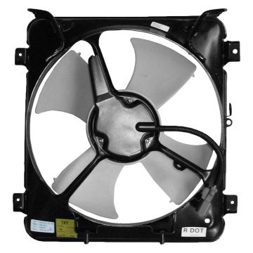 A/C Condenser Fan Assembly Includes Motor/Blade/Shroud for Honda Civic 1996-1998