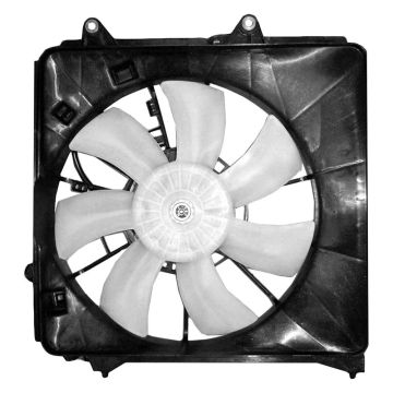 A/C Condenser Fan Assembly Motor/Blade/Shroud Assy for Honda Fit 2009-2014