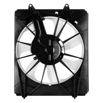 A/C Condenser Fan Assembly Motor/Blade/Shroud Assy for Honda Odyssey 2011-2017