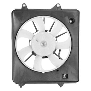 A/C Condenser Fan Assembly Motor/Blade/Shroud Assy for Honda Fit 2015-2020