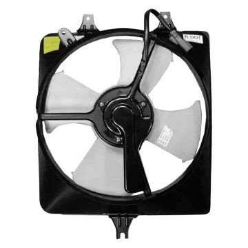 Engine Cooling Fan Assembly Right Includes Motor/Blade/Shroud Denso Design for Honda Accord 2003-2005