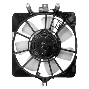 A/C Condenser Fan Assembly Blade/Motor/Shroud for Honda Fit 2007-2008