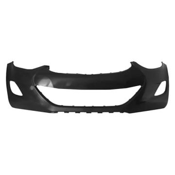 Bumper Cover Front Primed USA Built CAPA for Hyundai Elantra Sedan 2011-2013