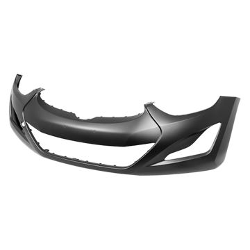 Bumper Cover Front Primed Korea Built CAPA for Hyundai Elantra Sedan 2014-2016