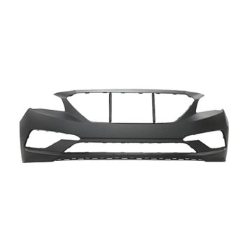Bumper Cover Front Standard Type w/o Park Assist Primed CAPA for Hyundai Sonata GL Limited SE GLS Sport Sport Tech Premium 2015-2017