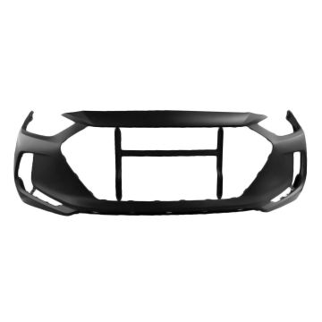 Bumper Cover Front Primed USA Built CAPA for Hyundai Elantra Sedan 2017-2018