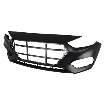 Bumper Cover Front Primed CAPA for Hyundai Accent Sedan Hatchback 2018-2022
