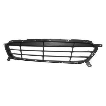 Bumper Cover Grille Front To 10-15-13 for Hyundai Accent Hatchback Sedan 2012-2014