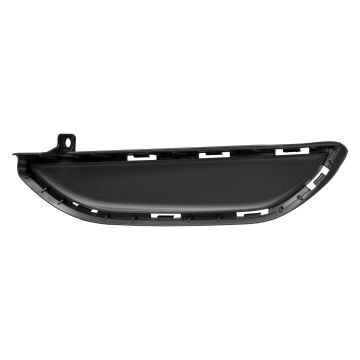 Bumper Insert Front Left Lower Fog Lamp Opening Cover Matte Black for Hyundai Tucson 2019-2021