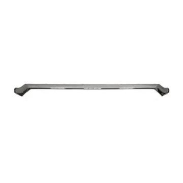 Bumper Cover Molding Front Center Upper Garnish Dark Chrome for Hyundai Santa Fe 2019-2020
