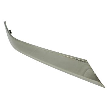 Bumper Cover Molding Front Right Dark Chrome for Hyundai Santa Fe 2019-2020