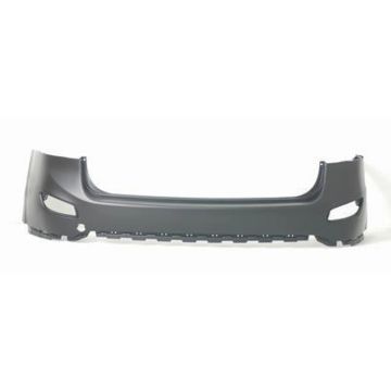 Bumper Cover Rear Primed CAPA for Hyundai Santa Fe 2010-2012