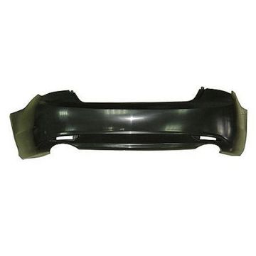 Bumper Cover Rear Dual Exhaust CAPA for Hyundai Sonata Limited 2.0T 2.0T Limited GL SE GLS 2011-2013