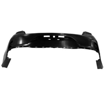 Bumper Cover Rear w/o Rear Object Sensors Primed CAPA for Hyundai Sonata 2018-2019
