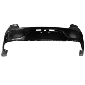 Bumper Cover Rear w/Rear Object Sensors Primed CAPA for Hyundai Sonata 2018-2019
