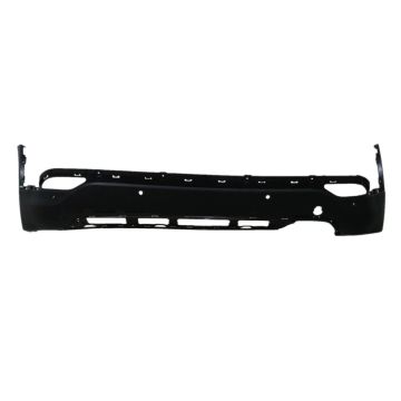 Bumper Cover Rear Lower w/Park Assist Sensors w/o Blind Spot Detection CAPA for Hyundai Santa Fe Sport 2013-2016